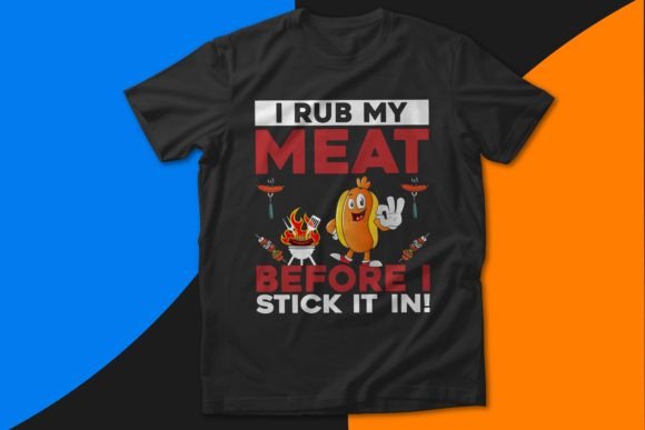 BBQ T-shirt Design Barbecue Vector