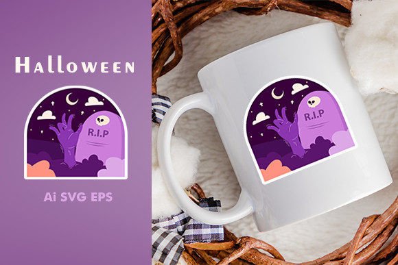 Hand Drawn Zombie Halloween Svg Graphics