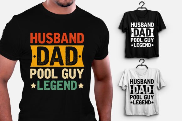 Husband Dad Pool Guy Legend