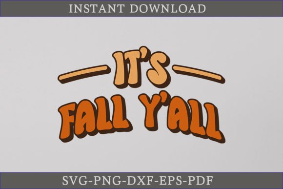 It's Fall Y All Retro SVG